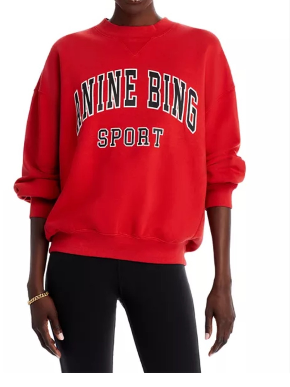 Anine Bing jaci logo sweatshirt